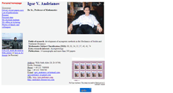 Desktop Screenshot of igor.andrianov.org